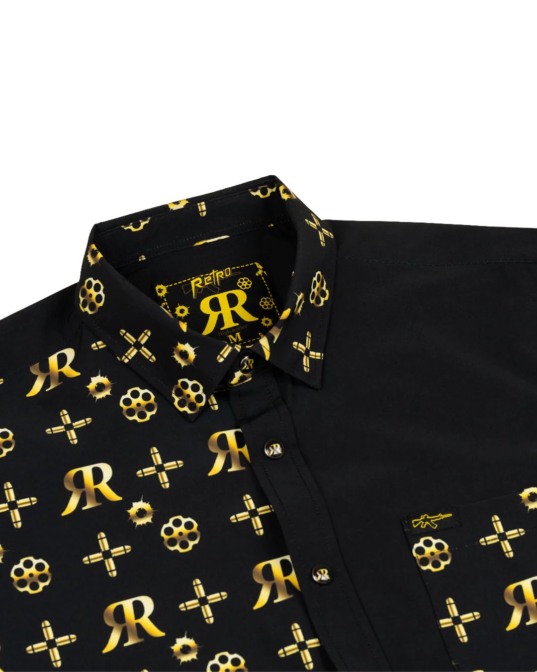 High Roller Split (Gold) Button Down - Image 2