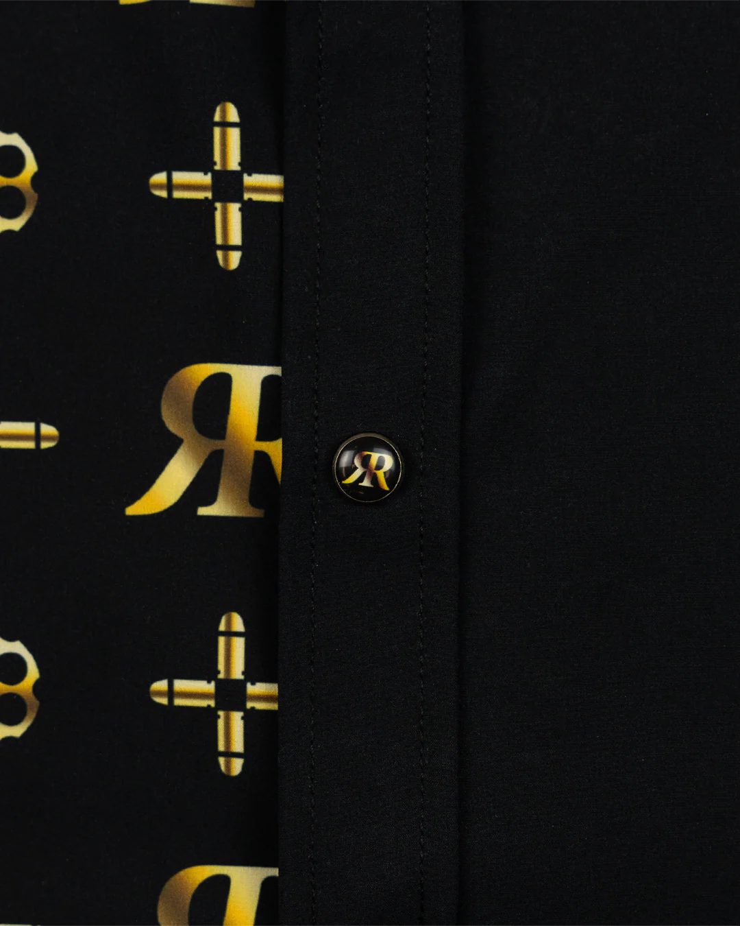 High Roller Split (Gold) Button Down - Image 4