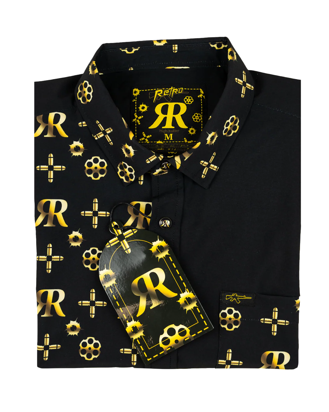 High Roller Split (Gold) Button Down - Image 5