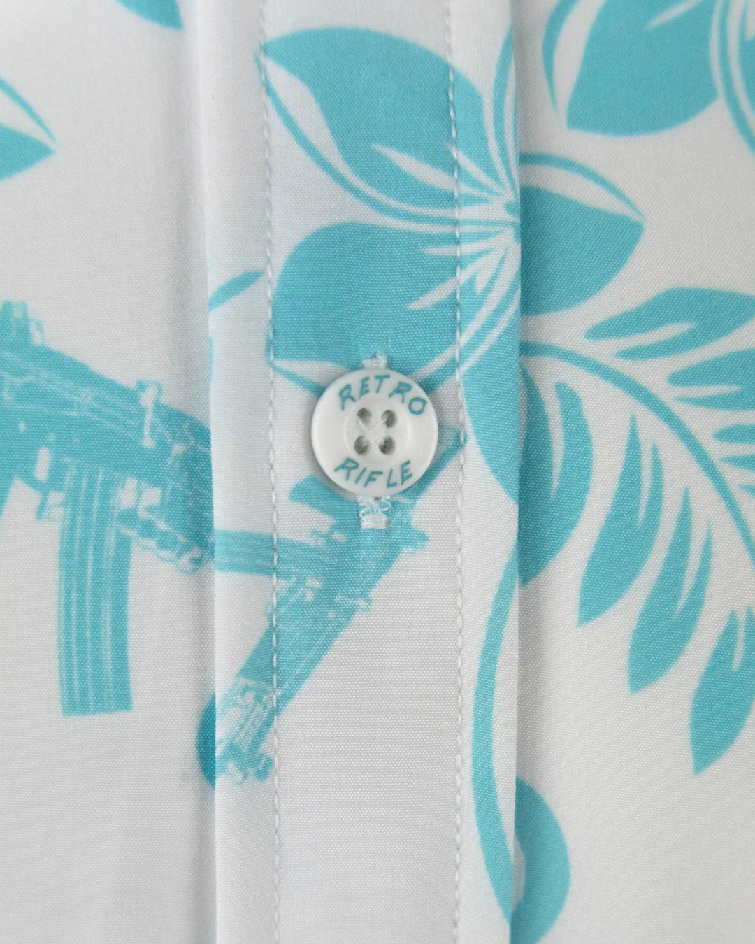 Hula (White/Mint) Button Down - Image 4