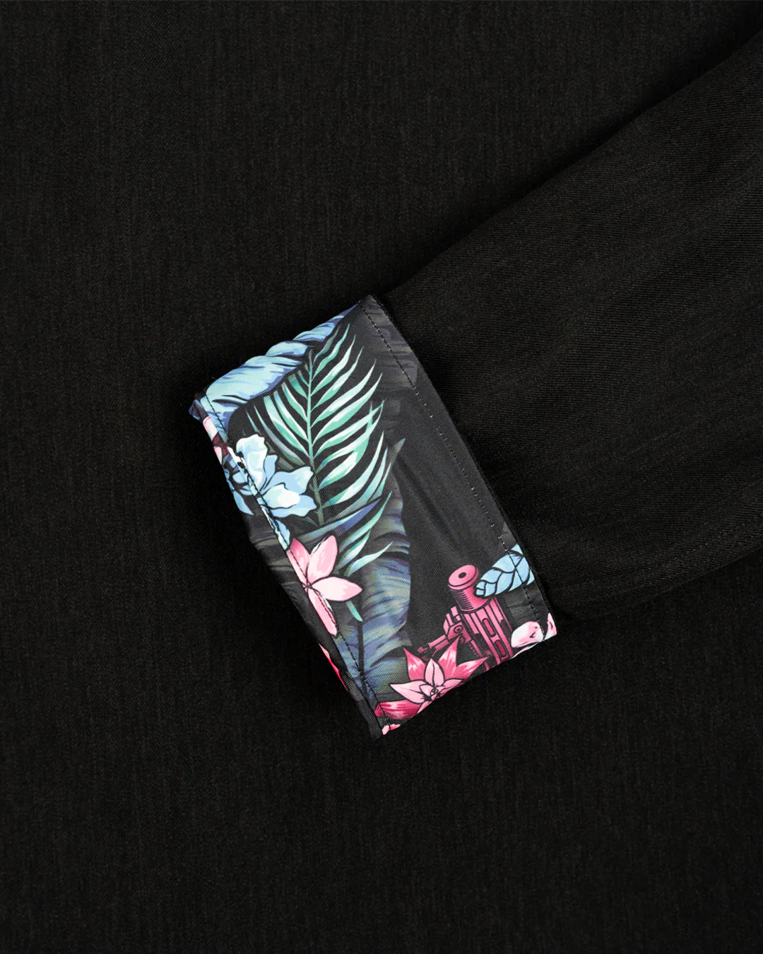 Island Time (Black) Dress Shirt - Image 4
