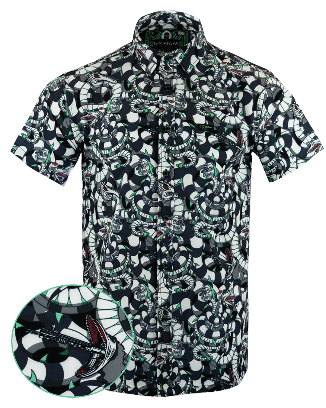 It's Showtime Button Down