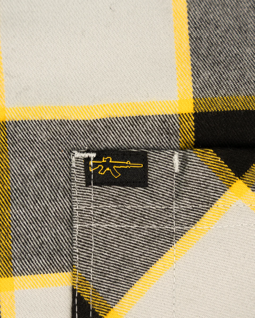 Journeyman Sherpa Flannel (Gray/Yellow) - Image 3