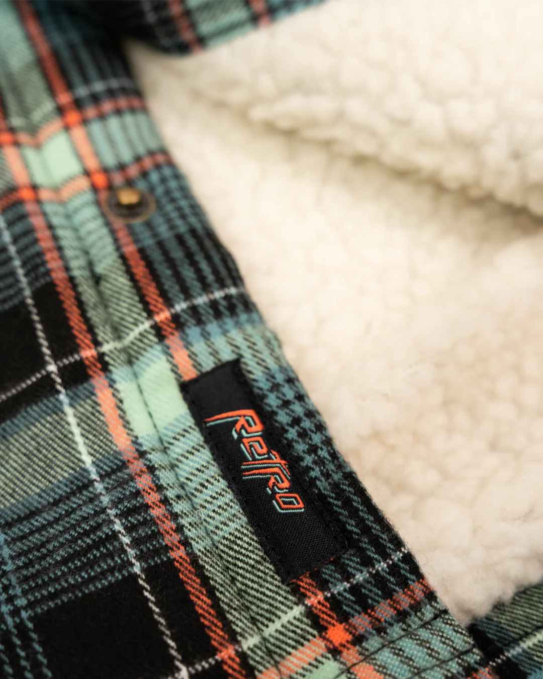 Journeyman Sherpa Flannel (Teal) - Image 6