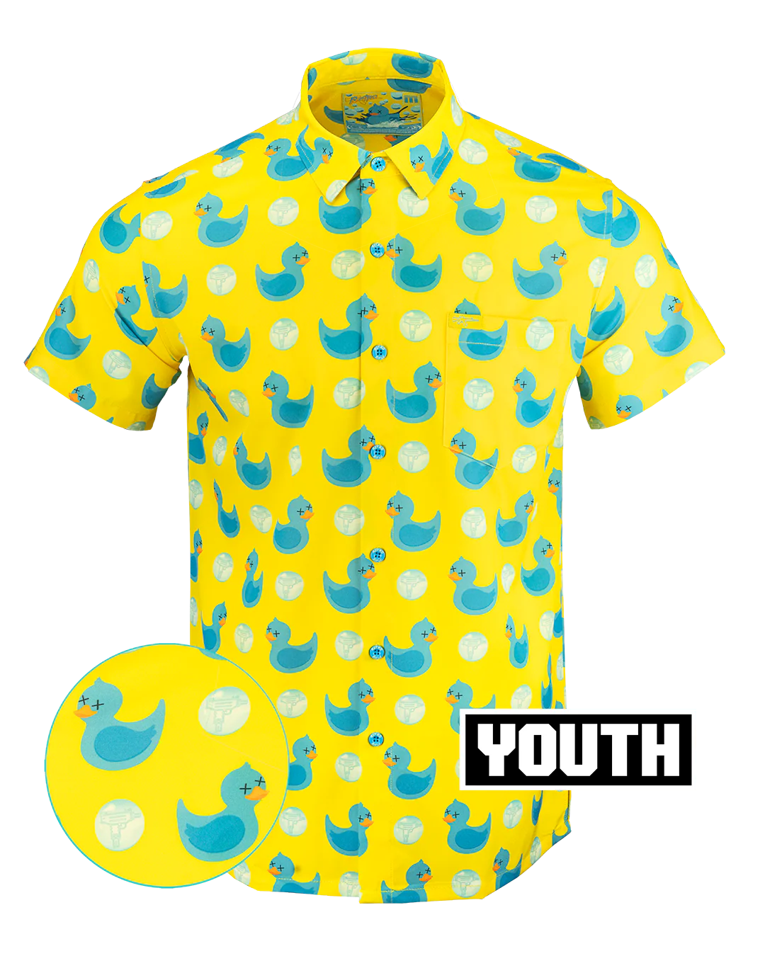 Killer Duck Inverse Button Down (Youth)