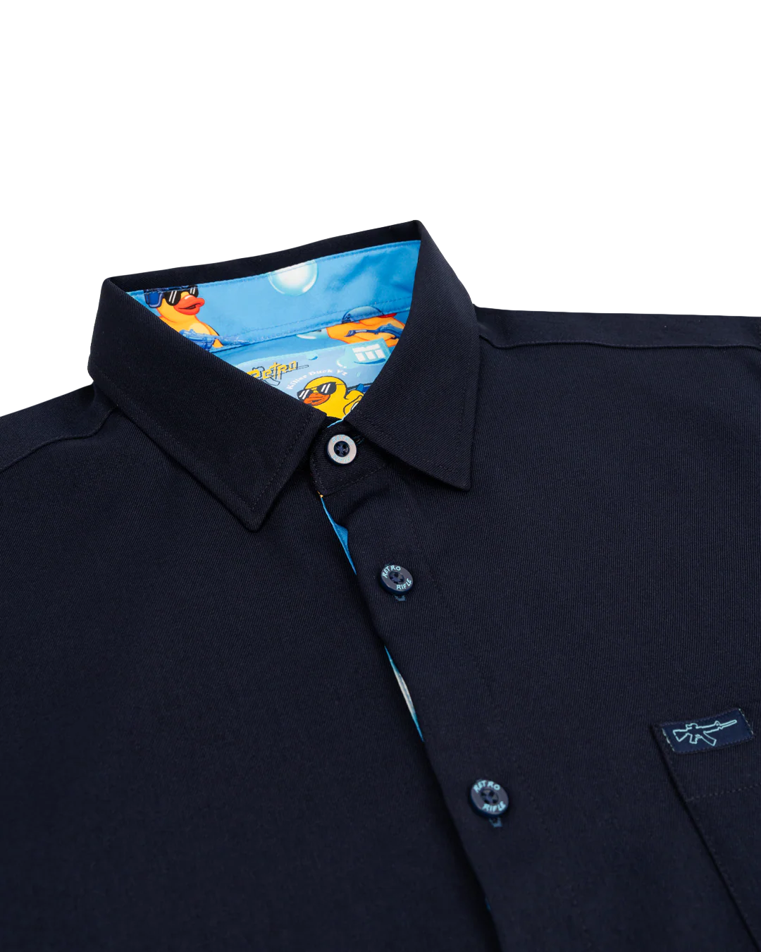 Killer Duck V2 (Navy) Dress Shirt - Image 2