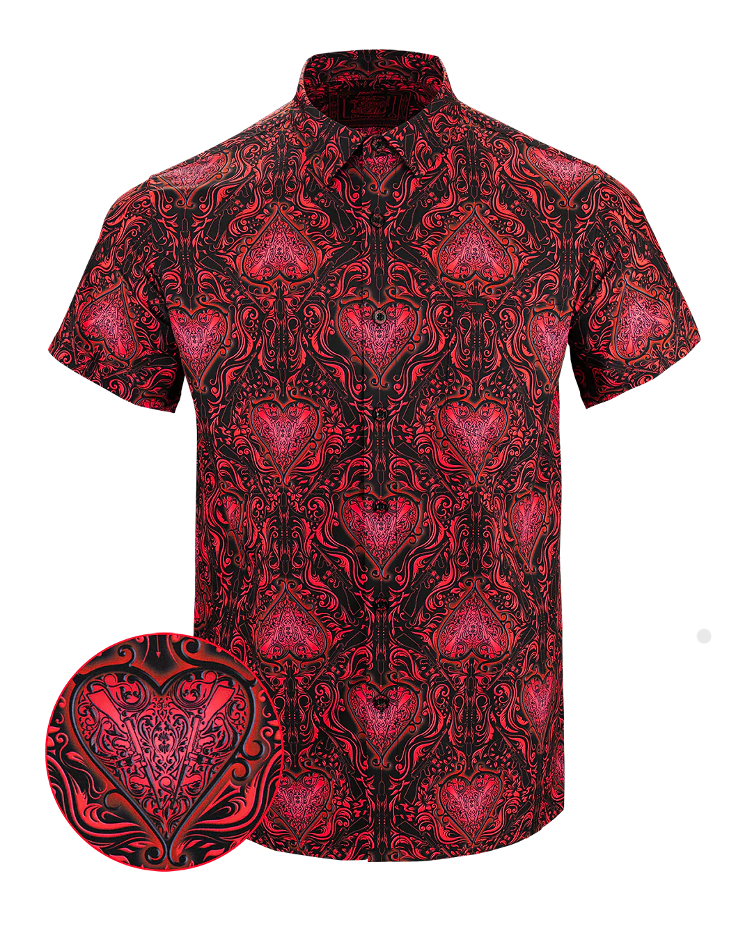 King of Hearts Button Down