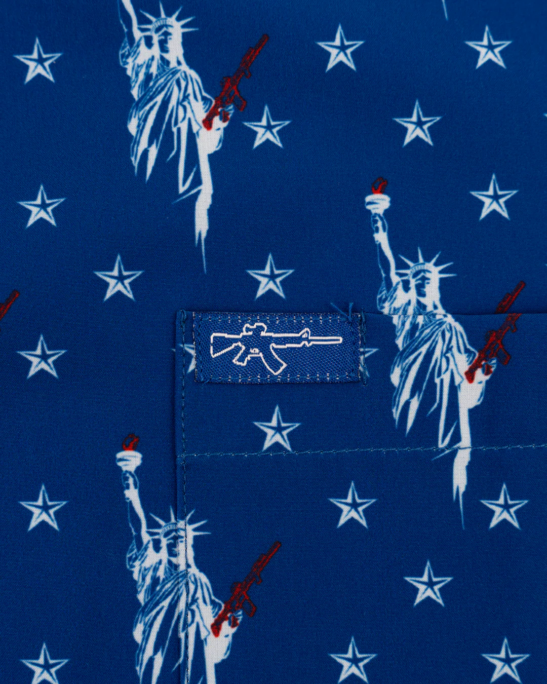 Lady Liberty (Blue) Button Down - Image 3