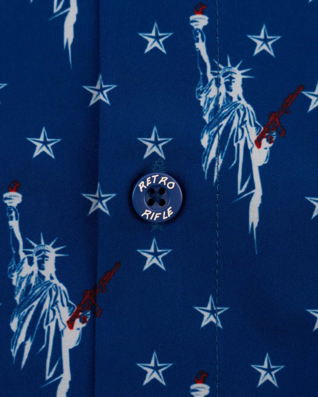 Lady Liberty (Blue) Button Down - Image 5