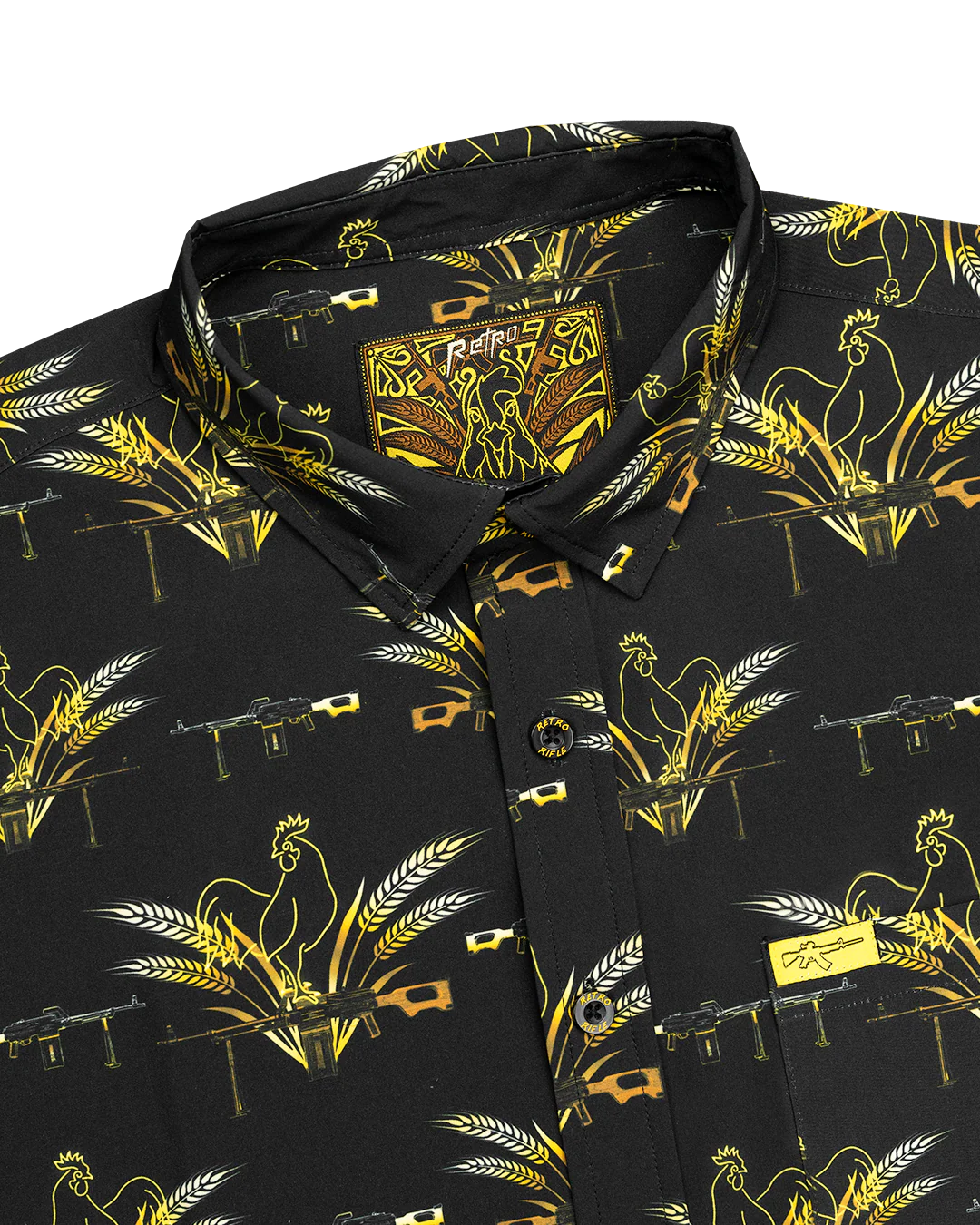 Le Cock V2 (Black/Gold) Button Down - Image 2