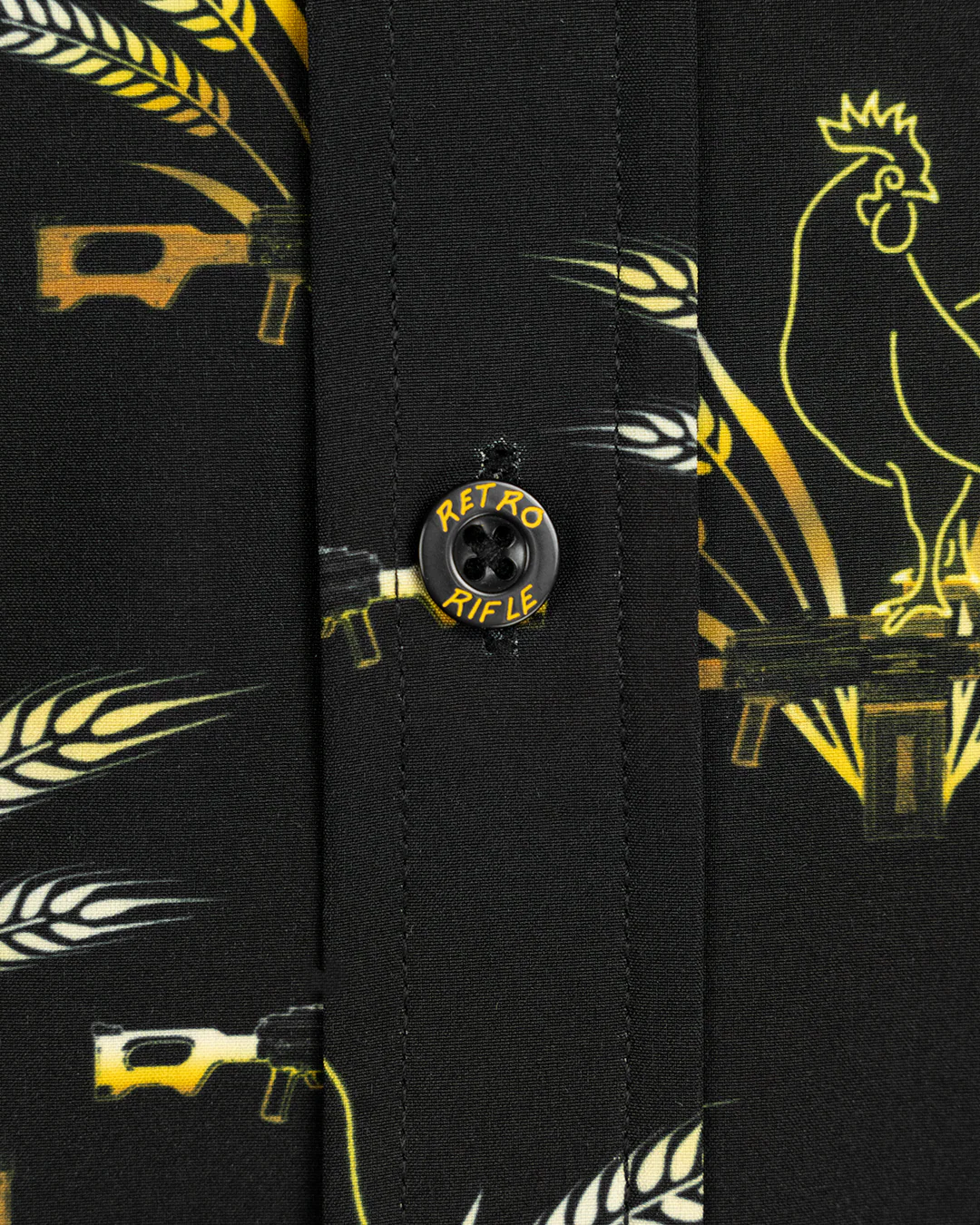 Le Cock V2 (Black/Gold) Button Down - Image 4