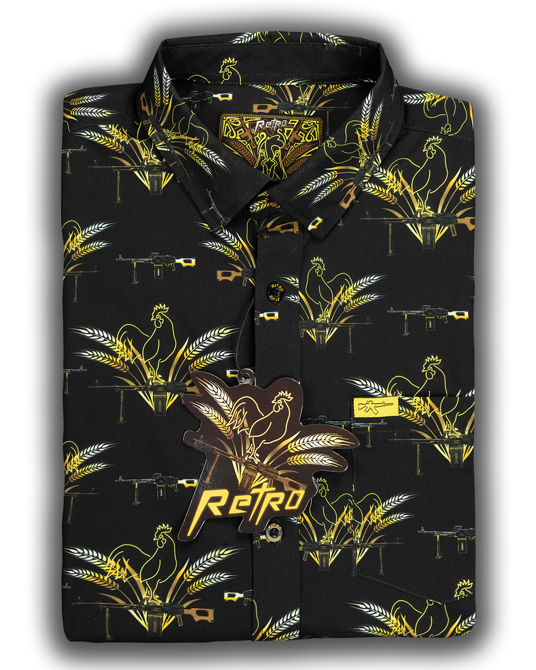 Le Cock V2 (Black/Gold) Button Down - Image 5