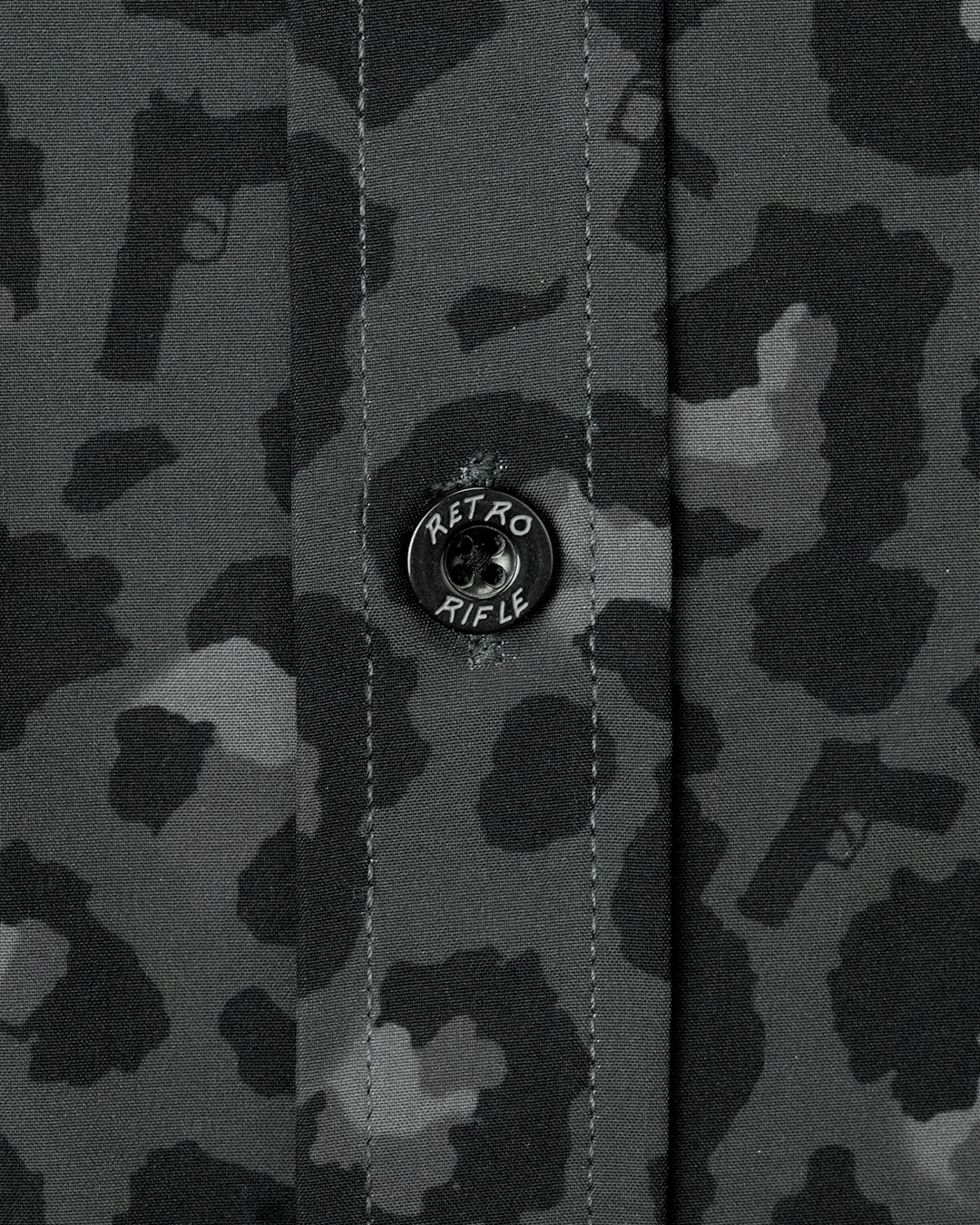 Leopard (Black) Button Down - Image 4