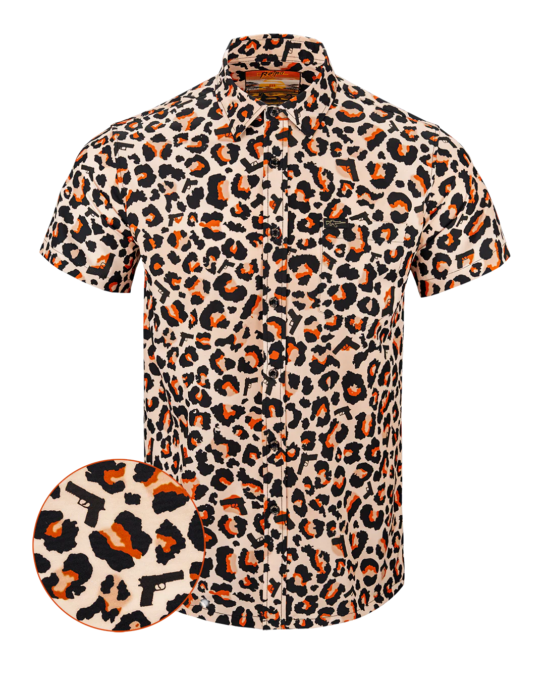 Leopard Button Down