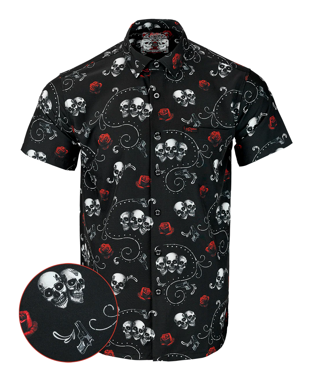 Los Muertos Button Down