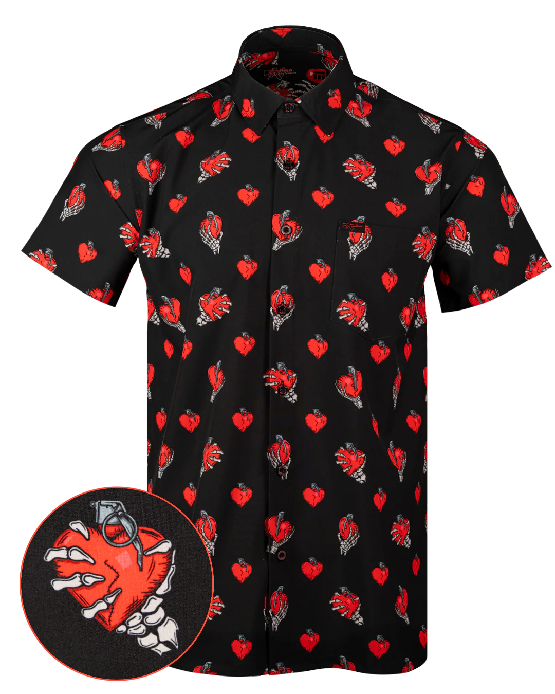 Love Bomb Button Down
