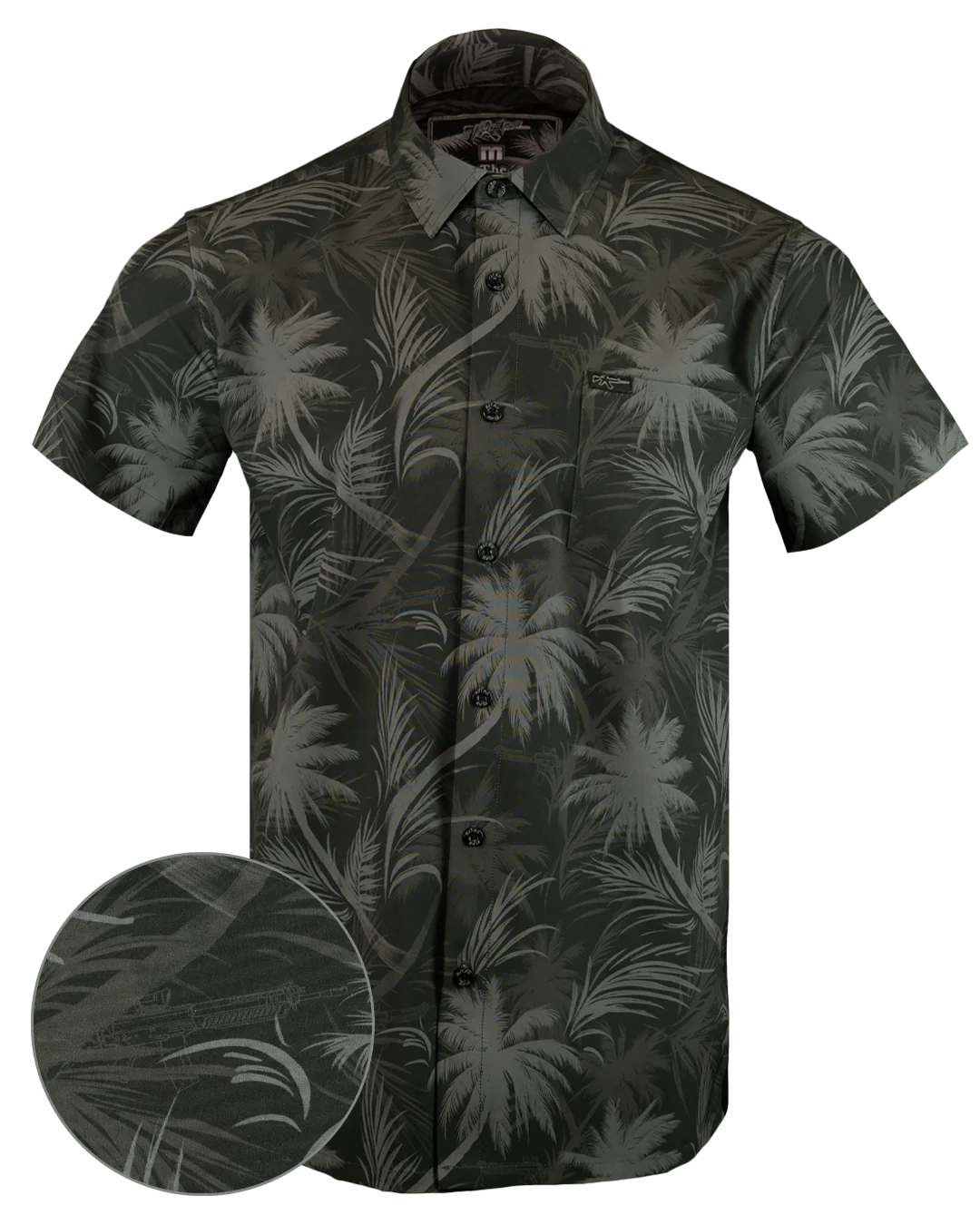 Luau (Black) Button Down