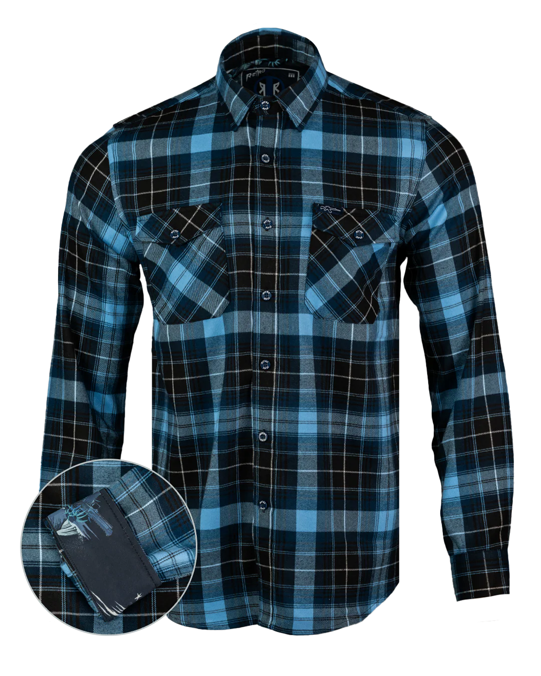 Max Effort (Blue) Flannel