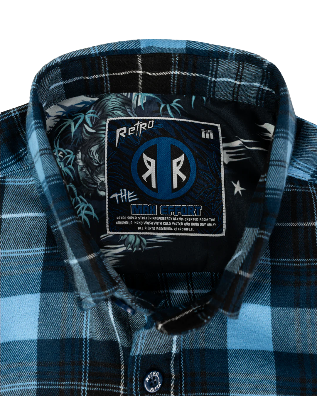 Max Effort (Blue) Flannel - Image 5