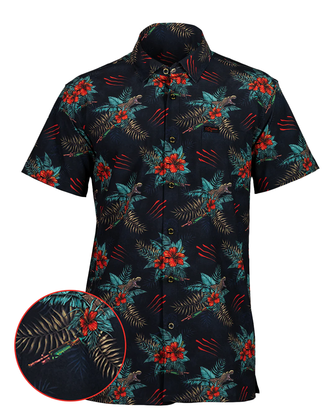 Jurassic Button Down (Mystery V2)