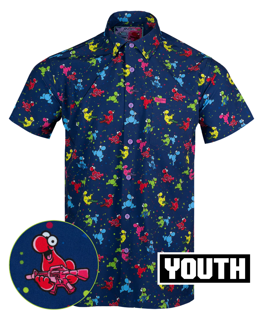 Nerds of War Button Down (Youth)