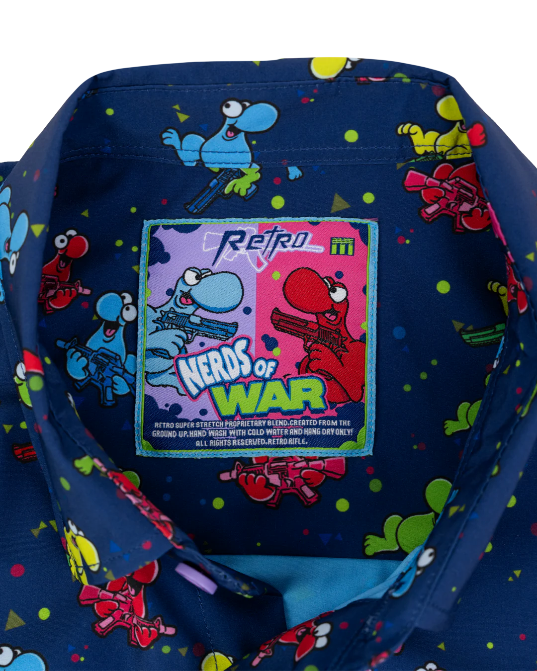 Nerds of War Button Down - Image 4