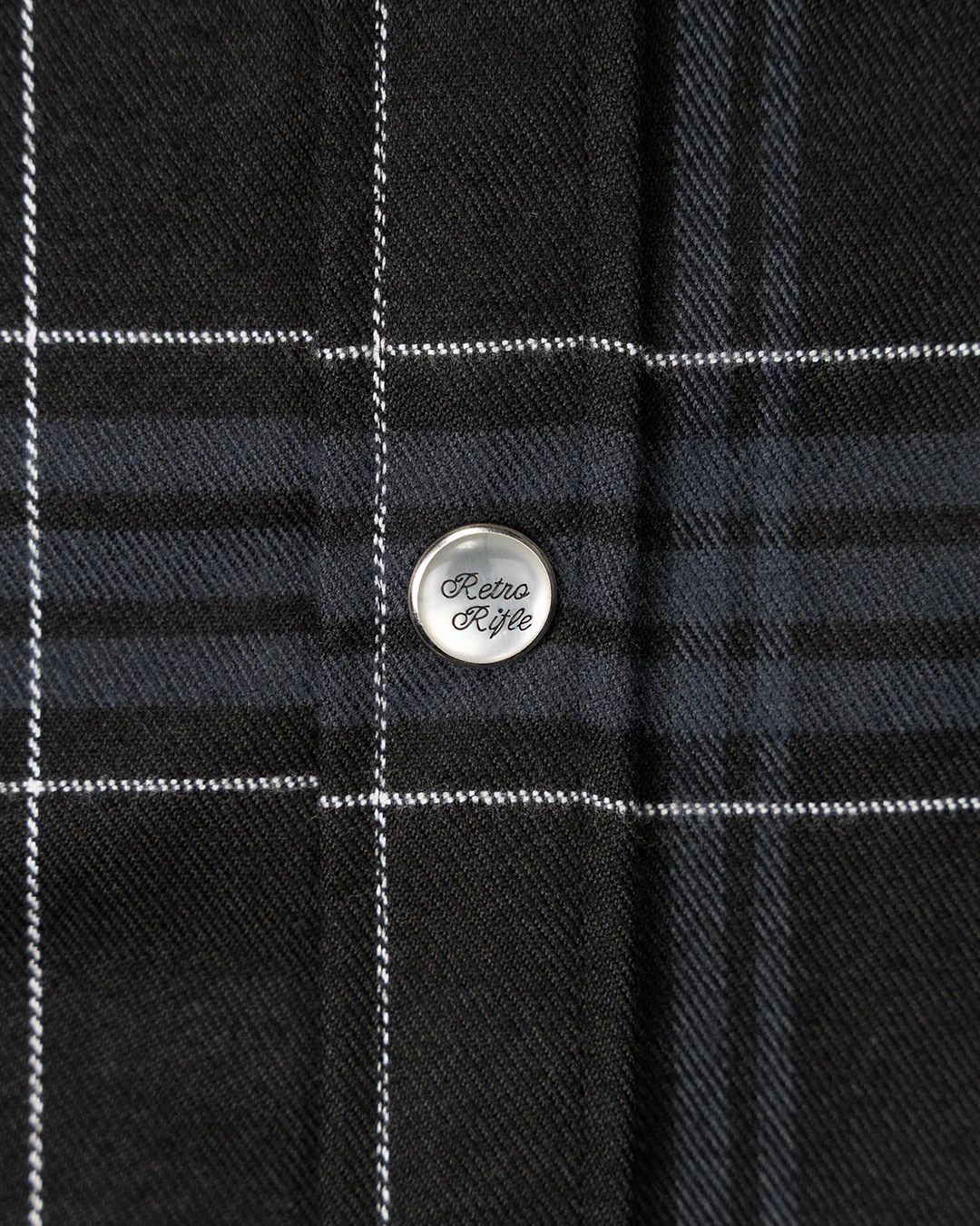 Old Silence Black/White Flannel (Womens) (Pearl Snaps) - Image 4