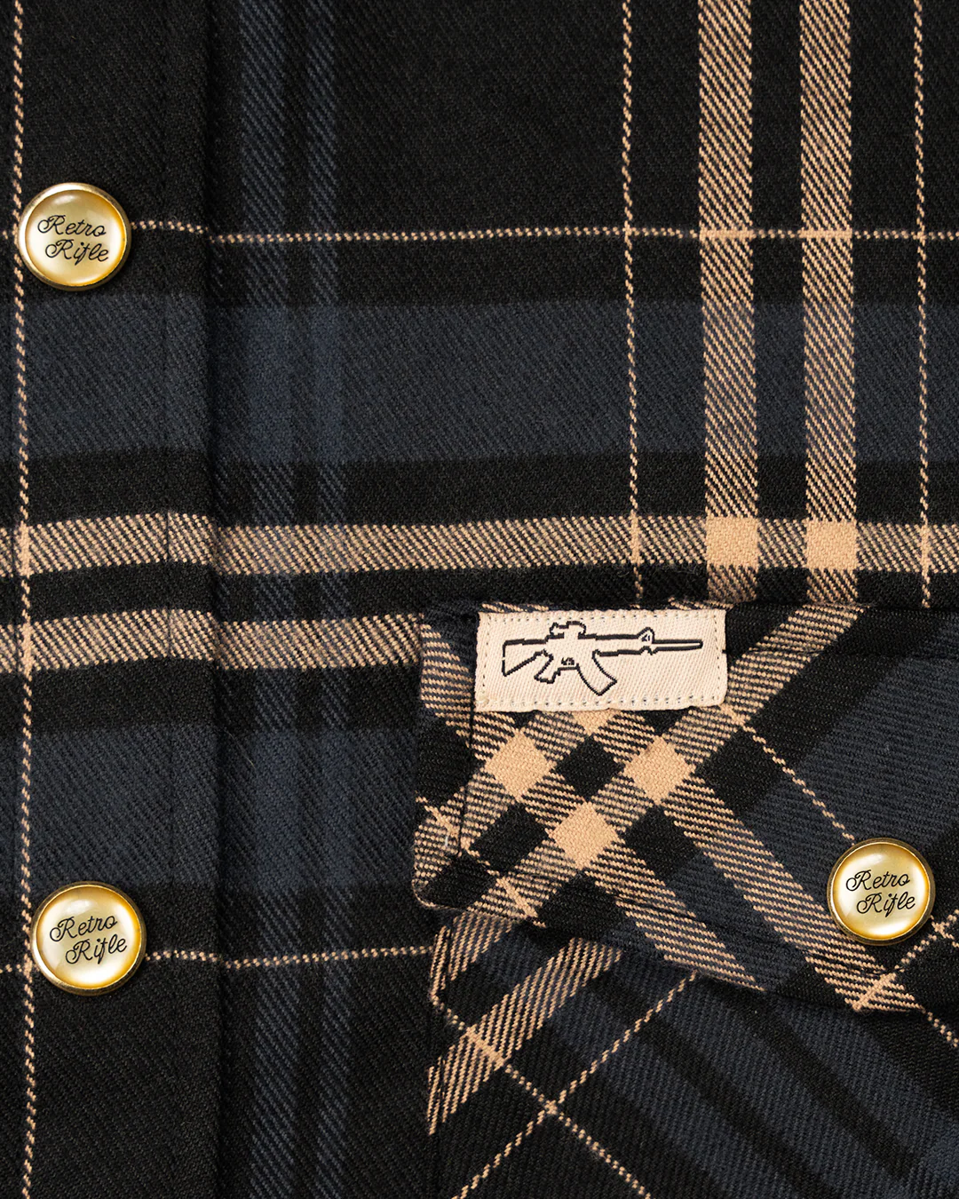 Old Silence Gold Flannel (Womens) (Pearl Snaps) - Image 3