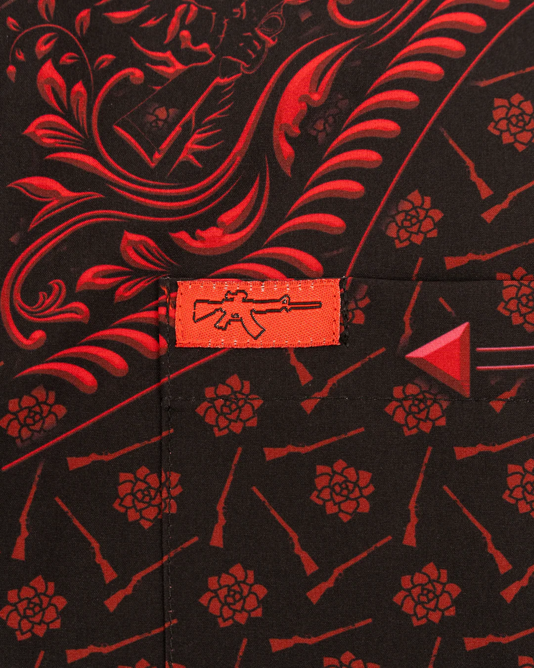 Old Silence (Red) Button Down (Pearl Snaps) - Image 3