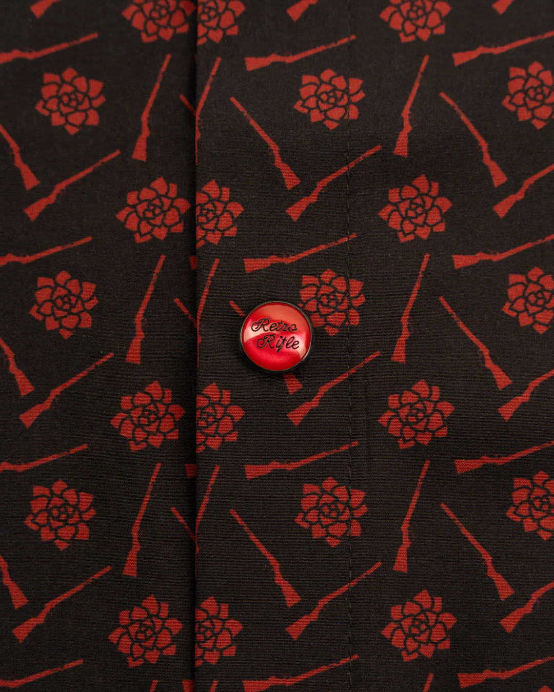 Old Silence (Red) Button Down (Pearl Snaps) - Image 5