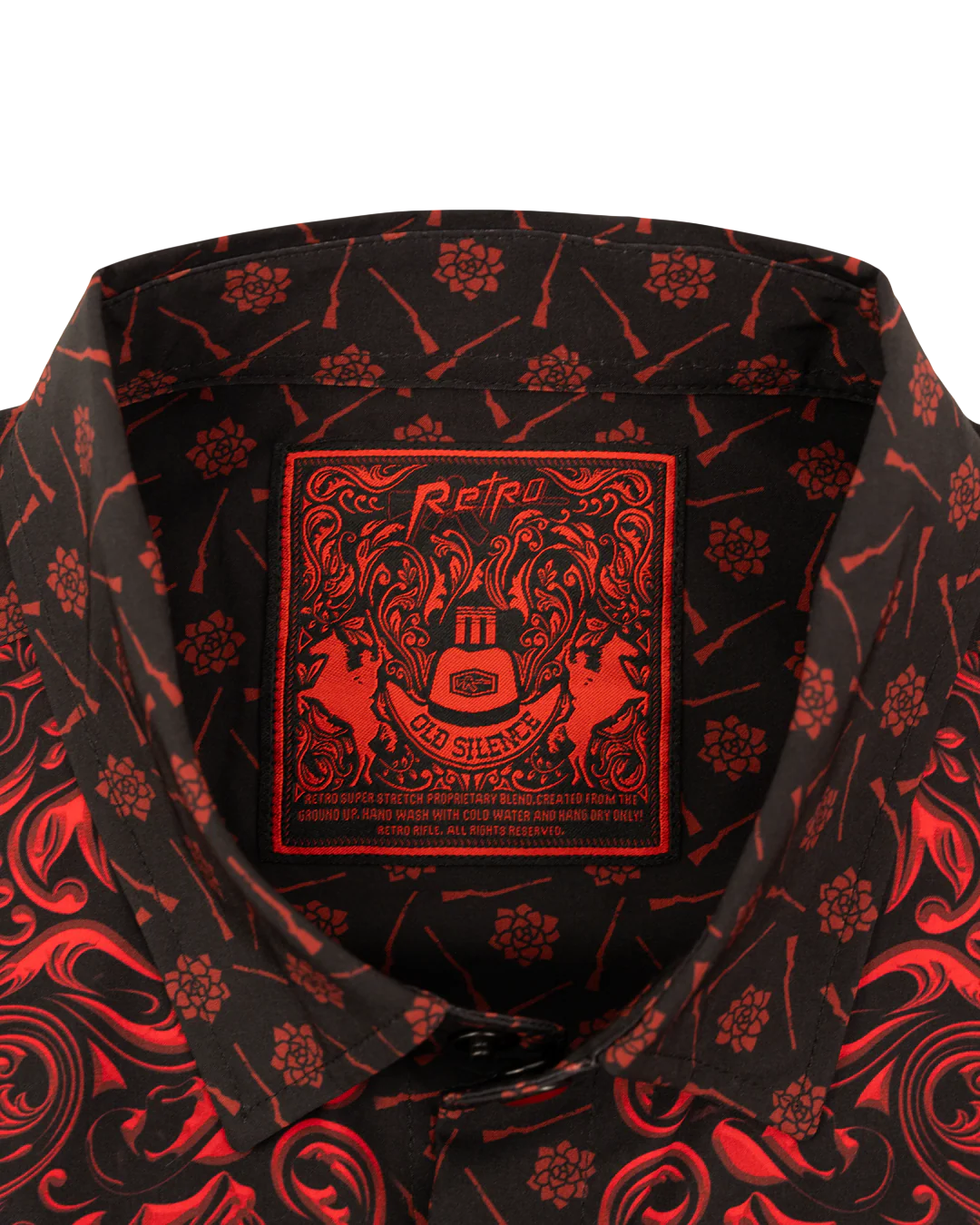 Old Silence (Red) Button Down (Pearl Snaps) - Image 6