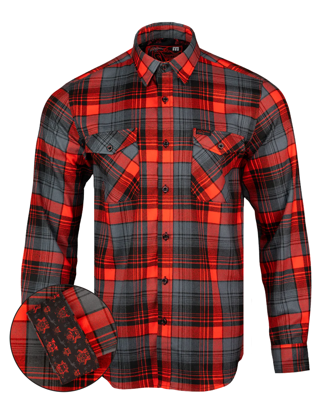 Oni Mask Flannel
