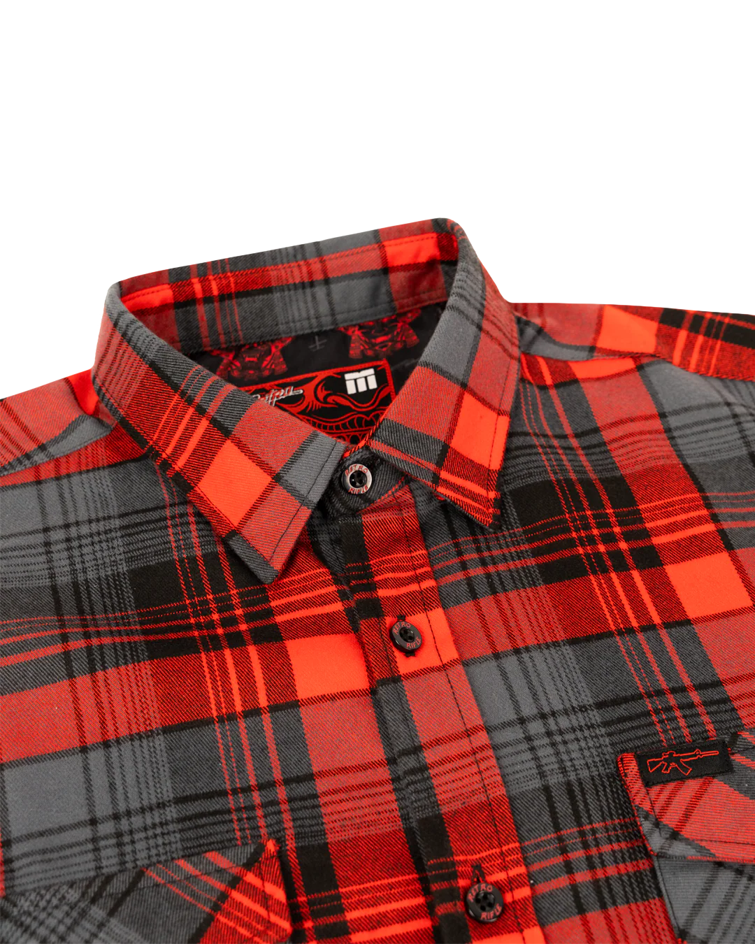 Oni Mask Flannel - Image 2