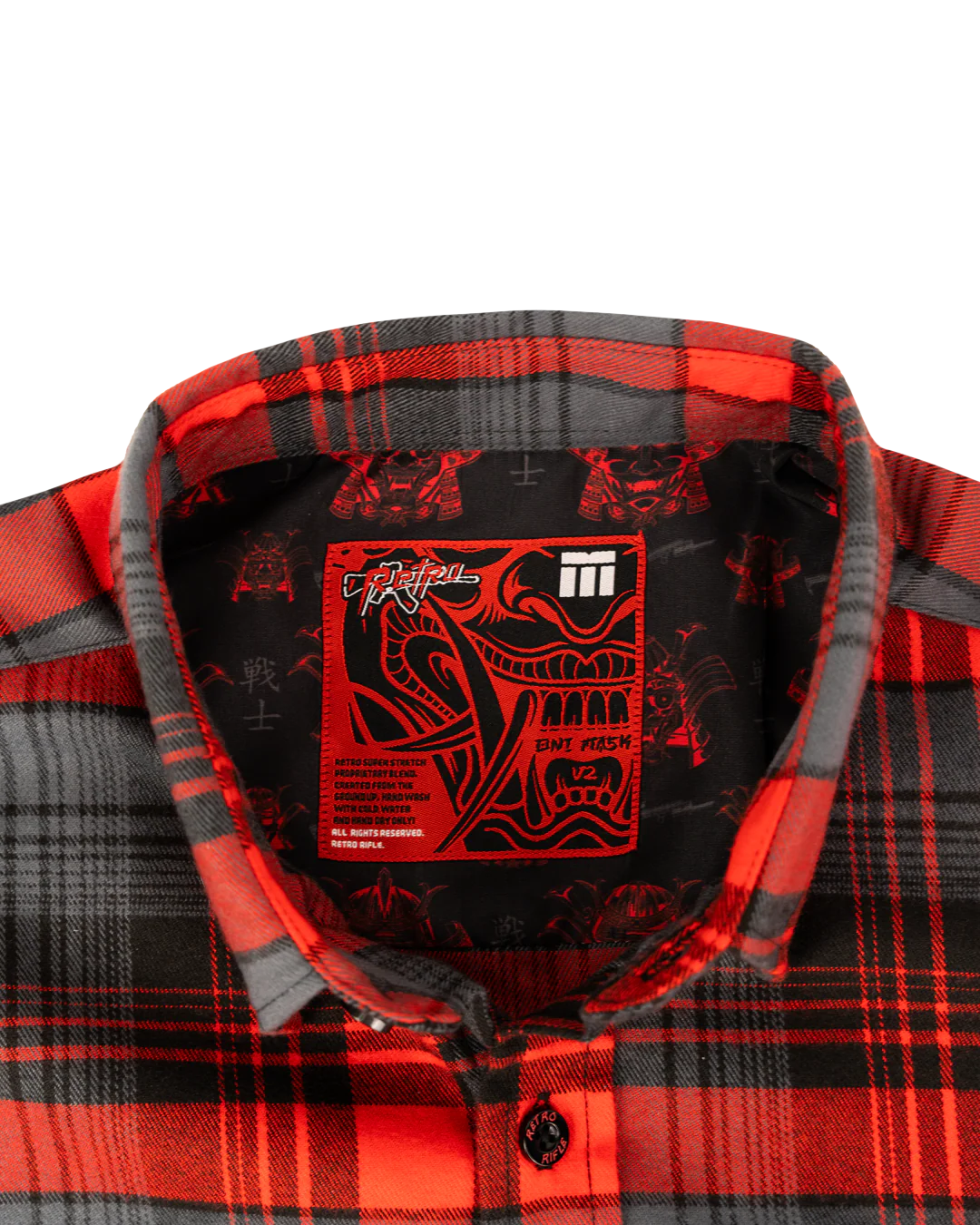 Oni Mask Flannel - Image 5