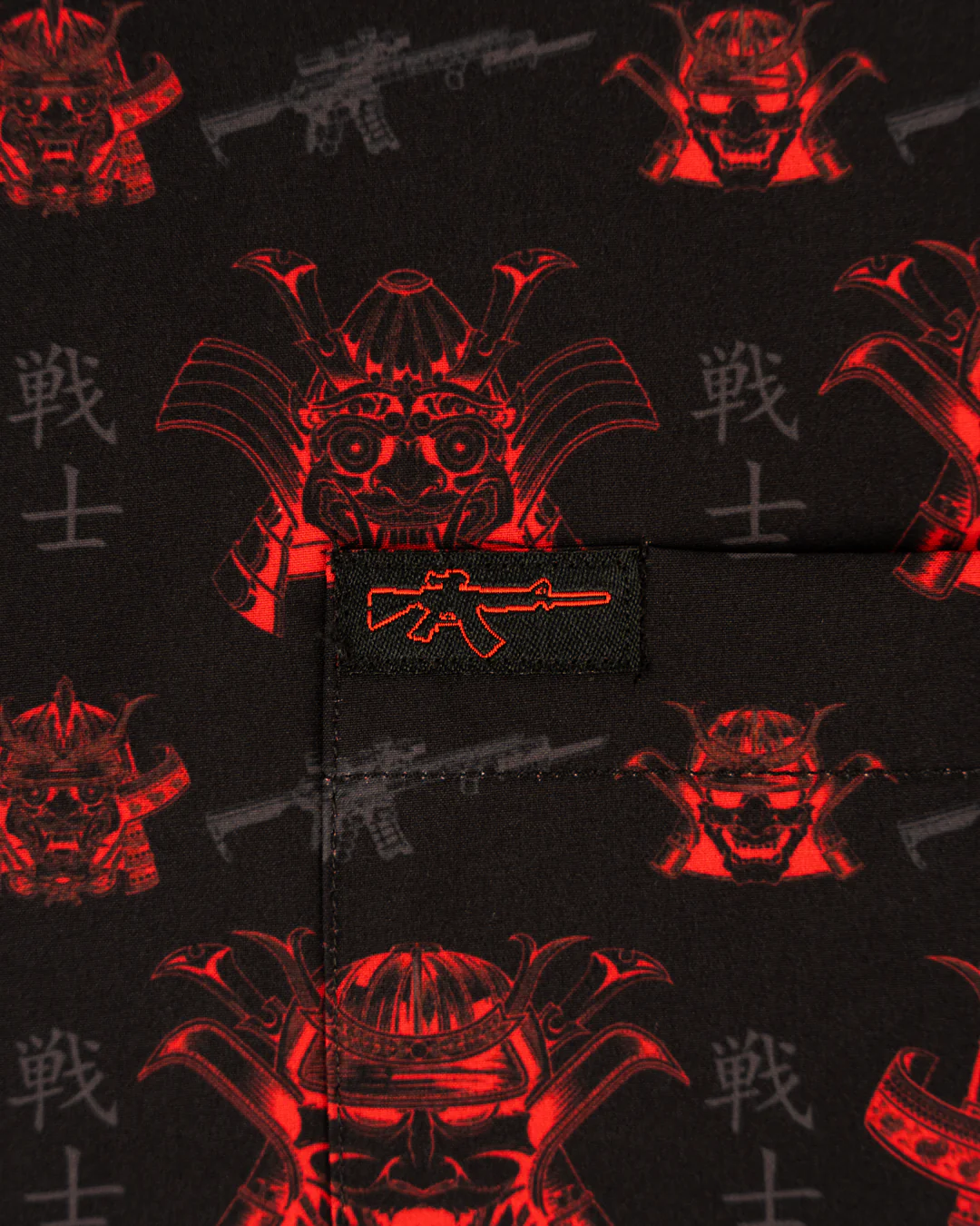 Oni Mask V2 Button Down - Image 3