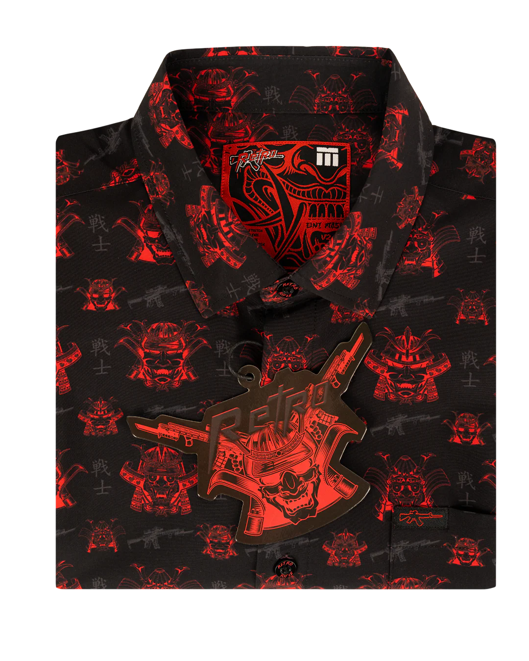 Oni Mask V2 Button Down - Image 6
