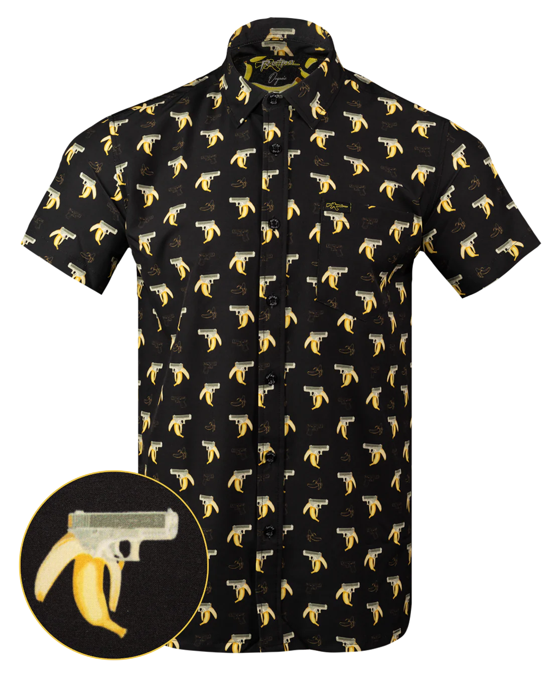 Organic (Black) Button Down
