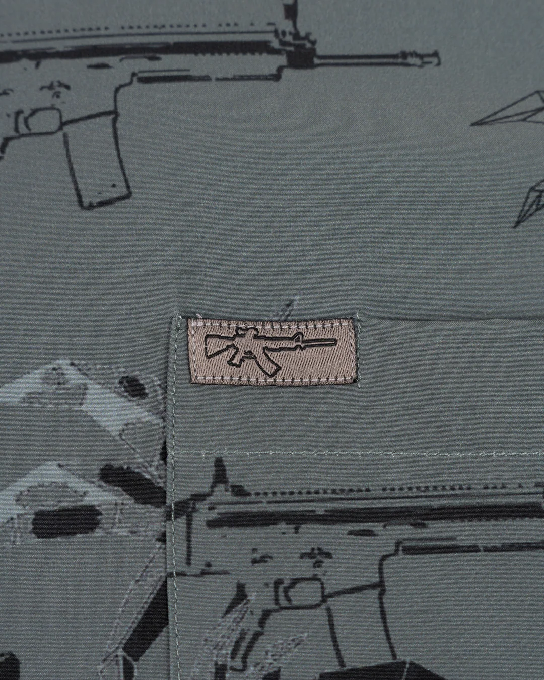 Palm (Gray) Button Down - Image 3
