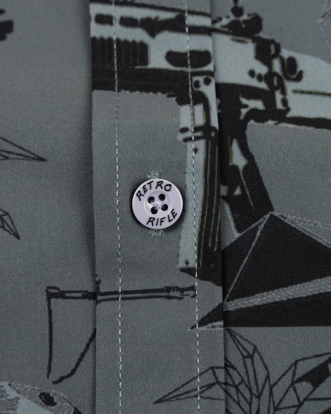 Palm (Gray) Button Down - Image 5