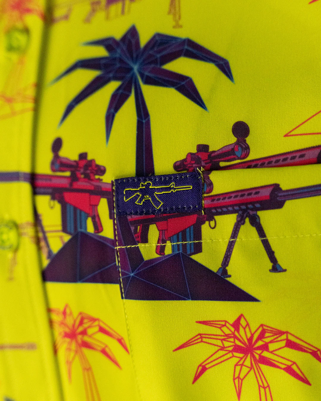 Palm V3 (Yellow) Button Down - Image 3