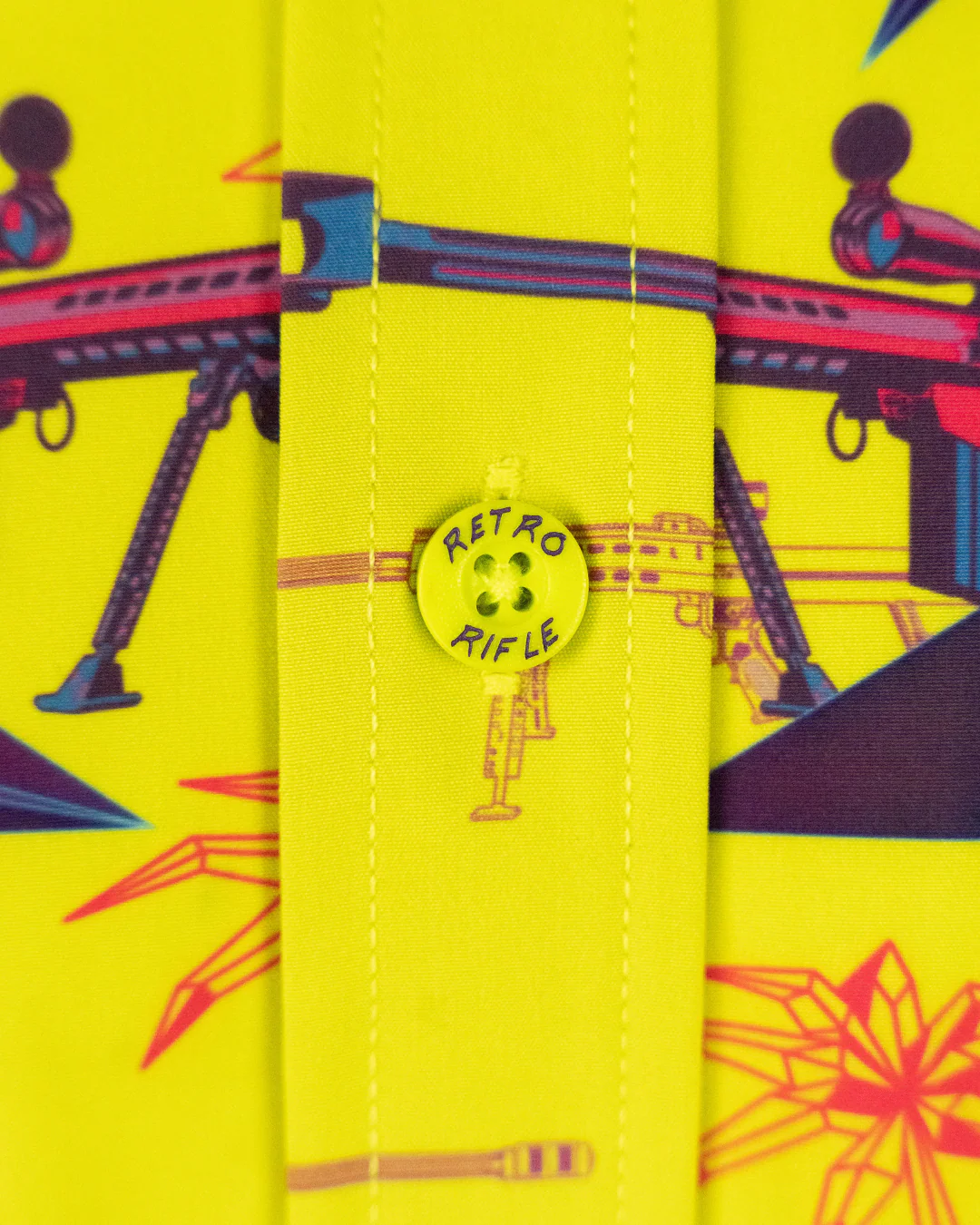 Palm V3 (Yellow) Button Down - Image 4
