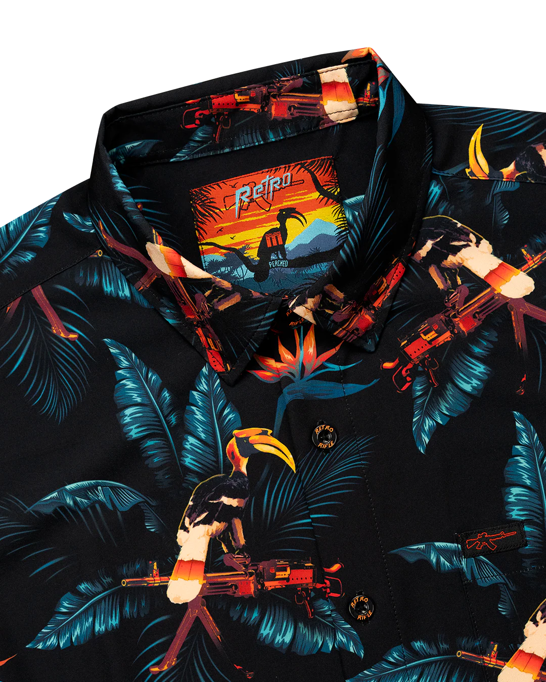 Perched (Black) Button Down - Image 3