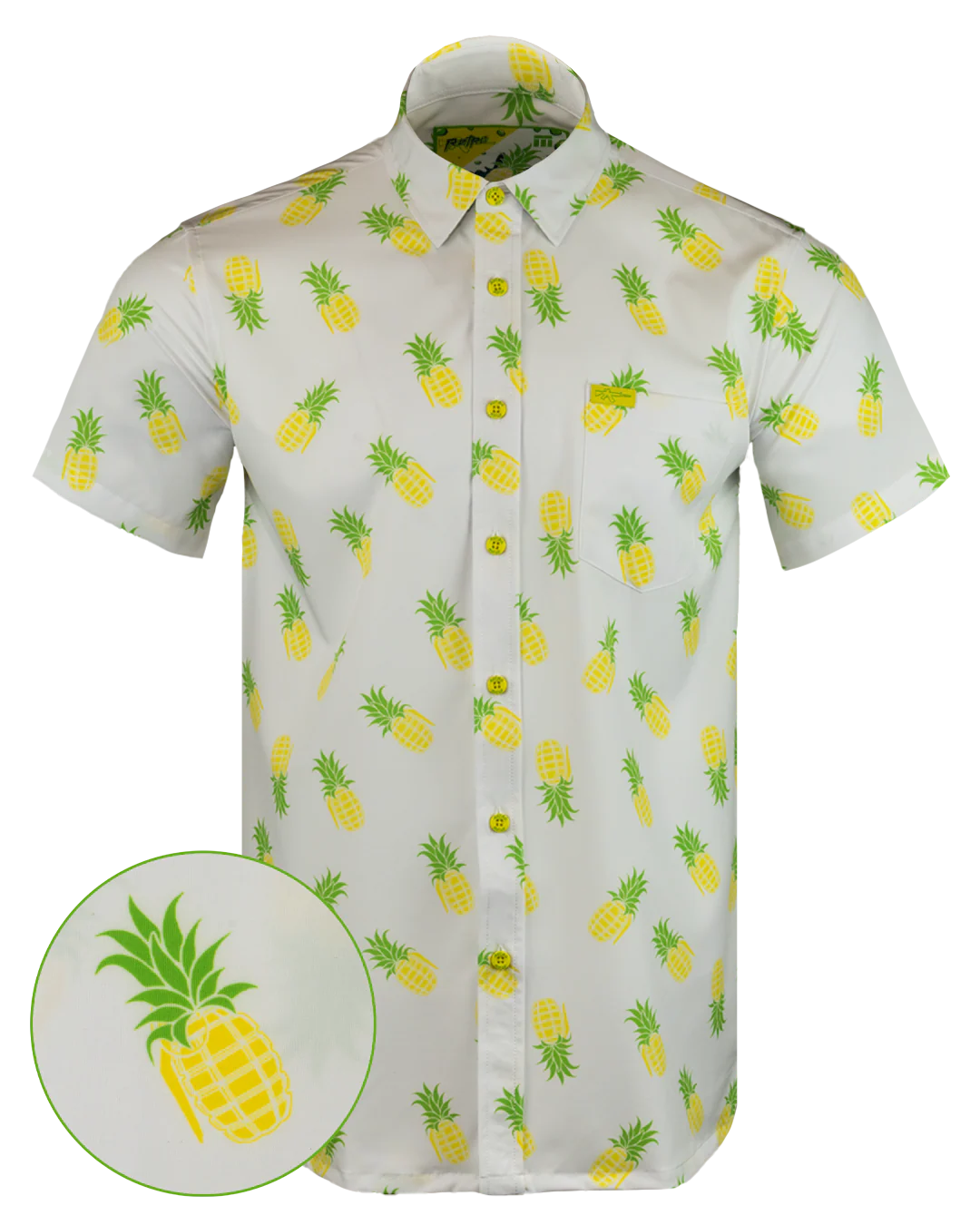 Pineapple Grenade Button Down