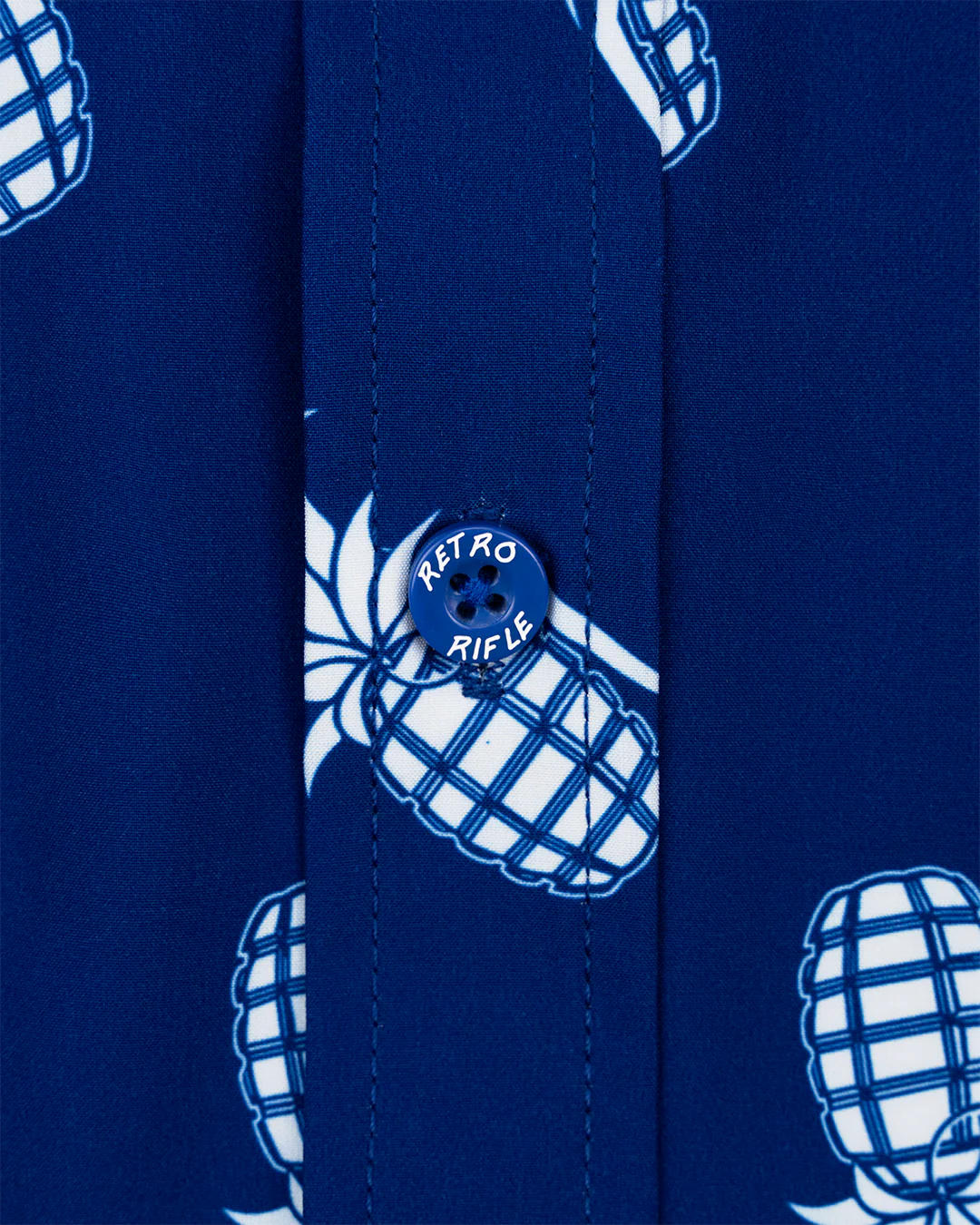 Pineapple Grenade (Navy) Button Down - Image 4