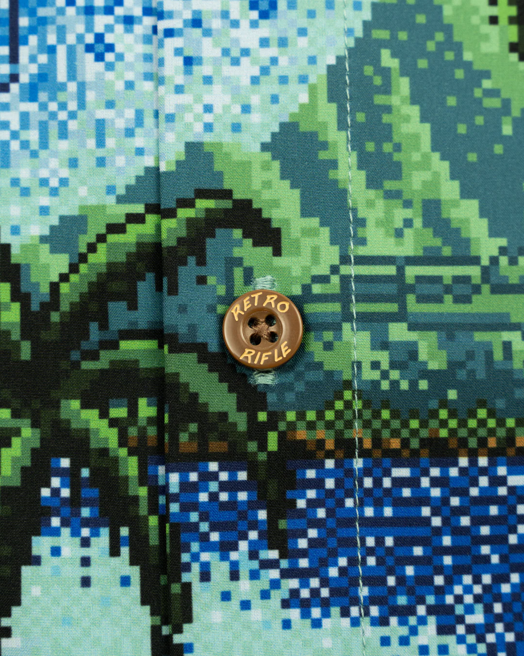 Pixel Paradise Button Down - Image 4