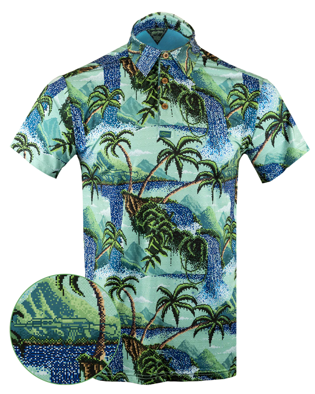 Pixel Paradise Polo