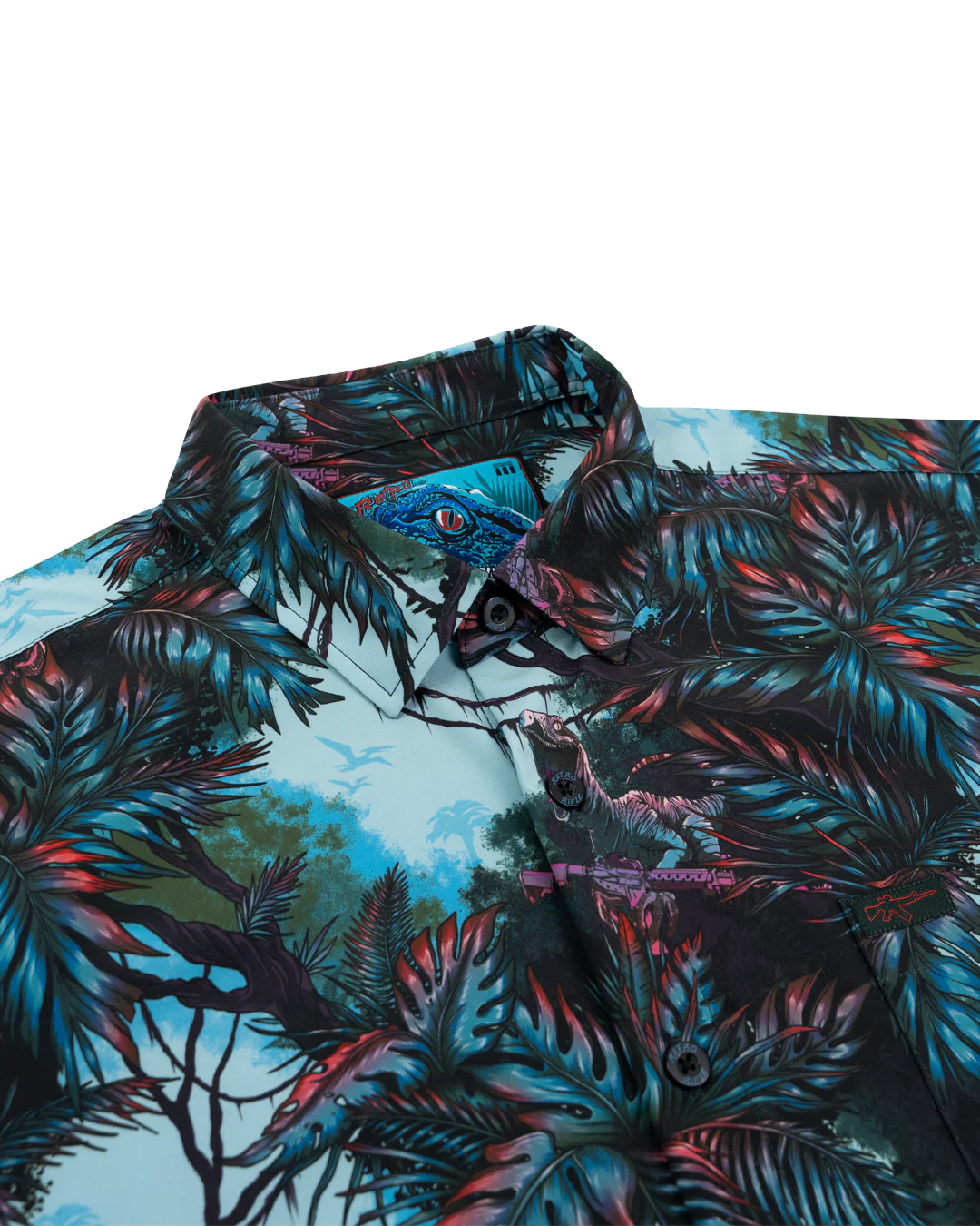 Prehistoric V2 (Light Blue) Button Down - Image 2
