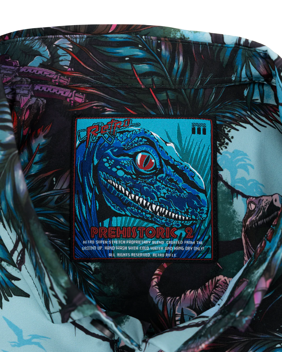 Prehistoric V2 (Light Blue) Button Down - Image 4