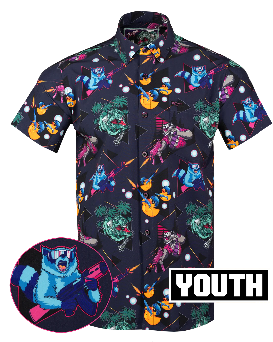 Retro Brawler Button Down (Youth)