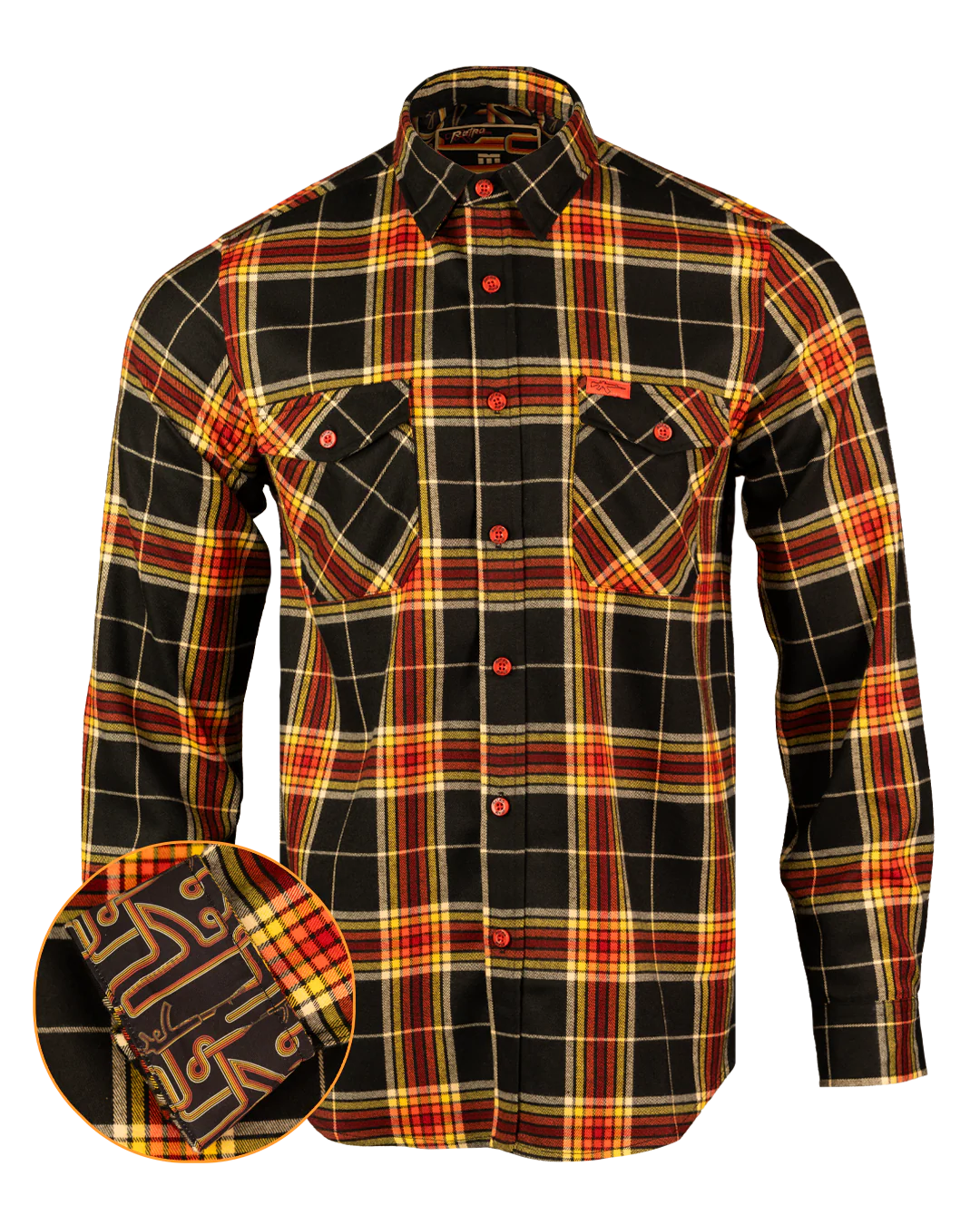 Retro Circuit Flannel